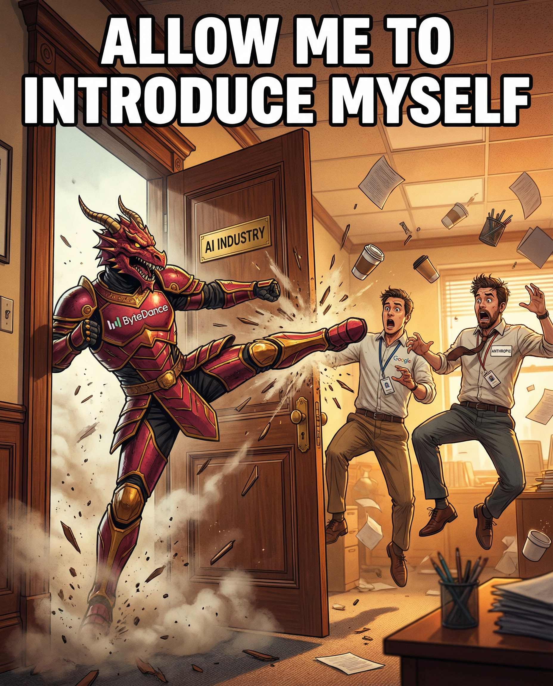 High-impact action shot — AI-generated hero frame