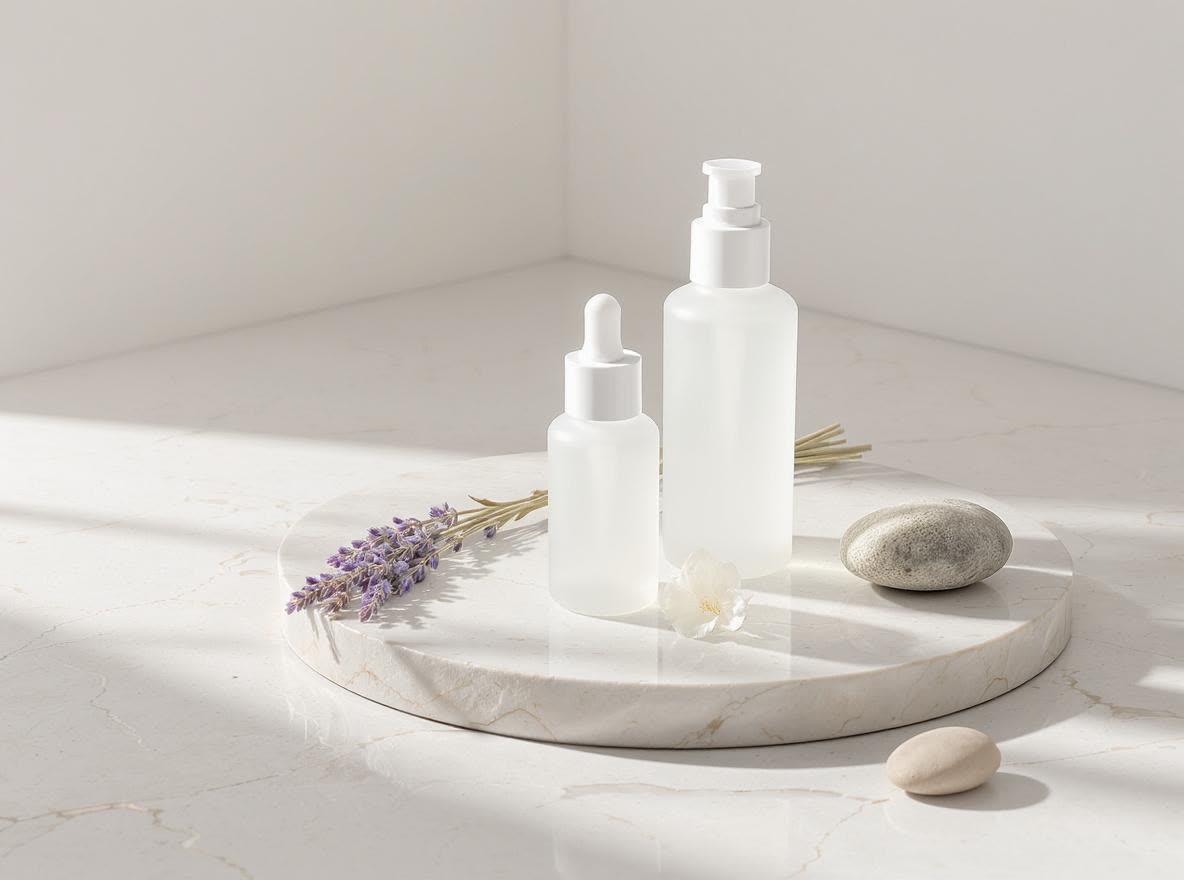 AI-generated skincare product shot
